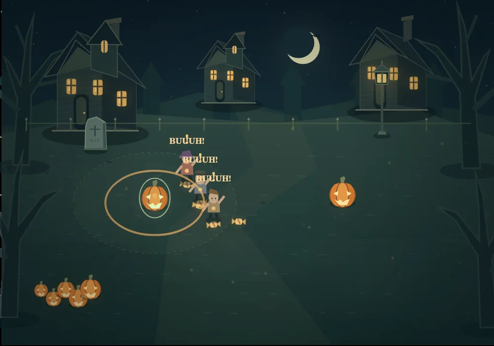 Overgenomen pompoen laat drie bewoners tegelijk schrikken in HALLOWEEN: BOO!